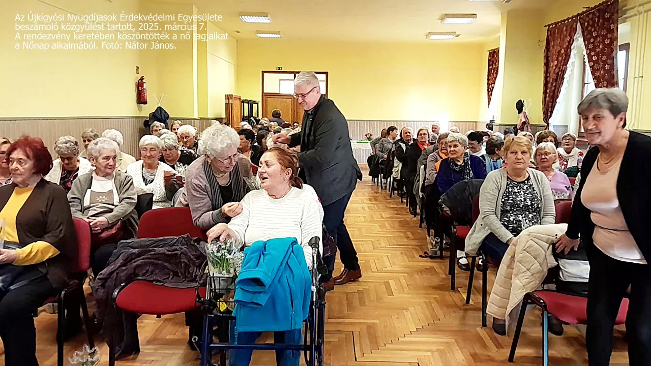 Beszámoló és tisztújító közgyűlés és nőnap
