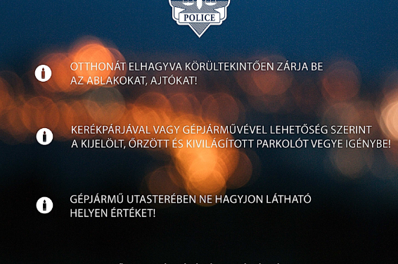 Felhívás – Vigyázzon értékeire Mindenszentek idején is! Felhívás – Vigyázzon értékeire Mindenszentek idején is!