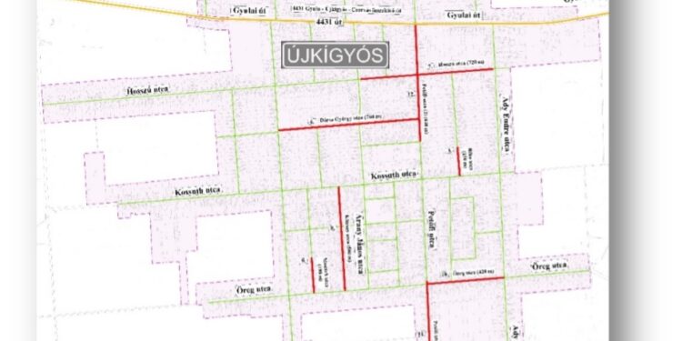 Útburkolat-felújítás kezdődik Újkígyóson