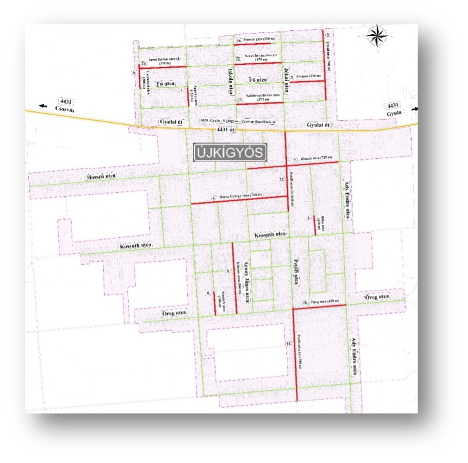 Útburkolat-felújítás kezdődik Újkígyóson